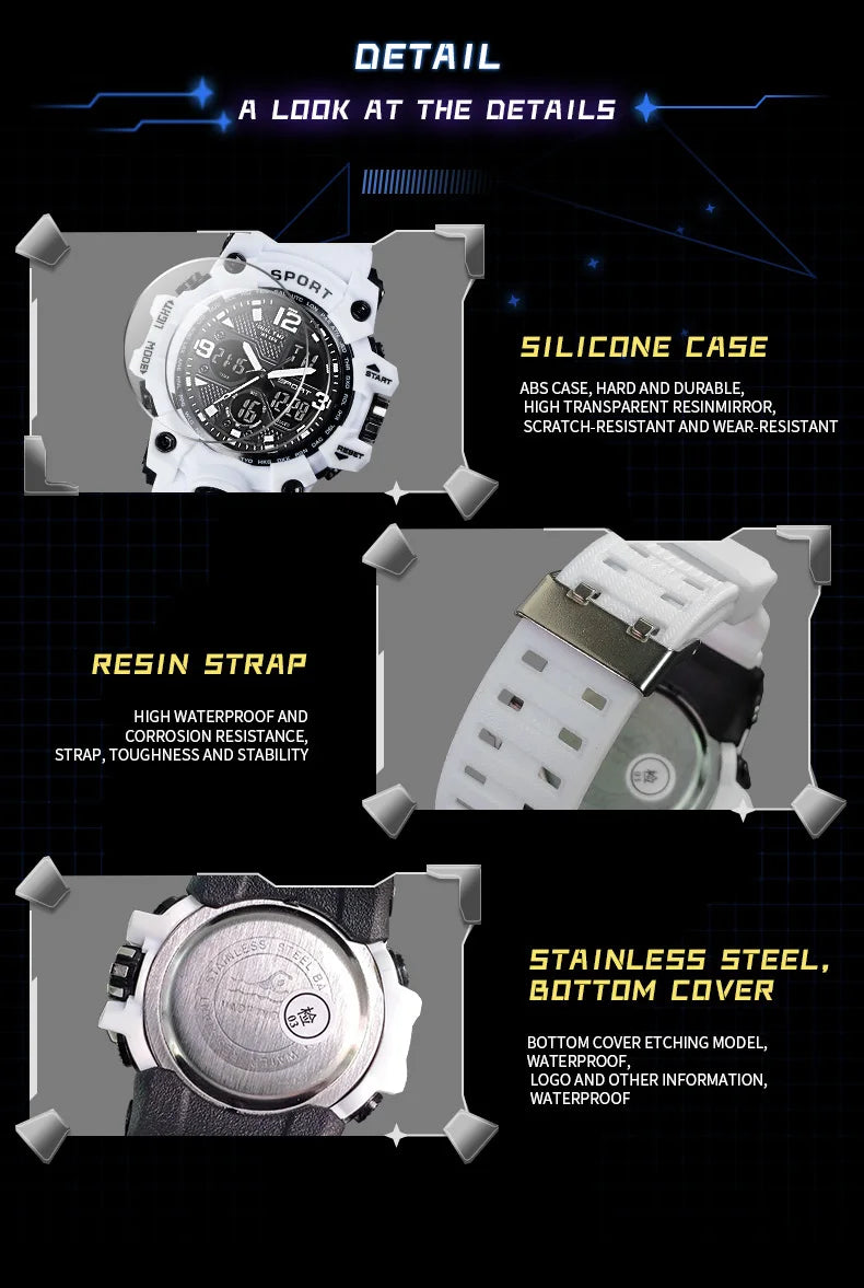 Brand G- Style Military Watch Men Digital Shock Sports Watches For Men Waterproof Electronic Wristwatch 2024