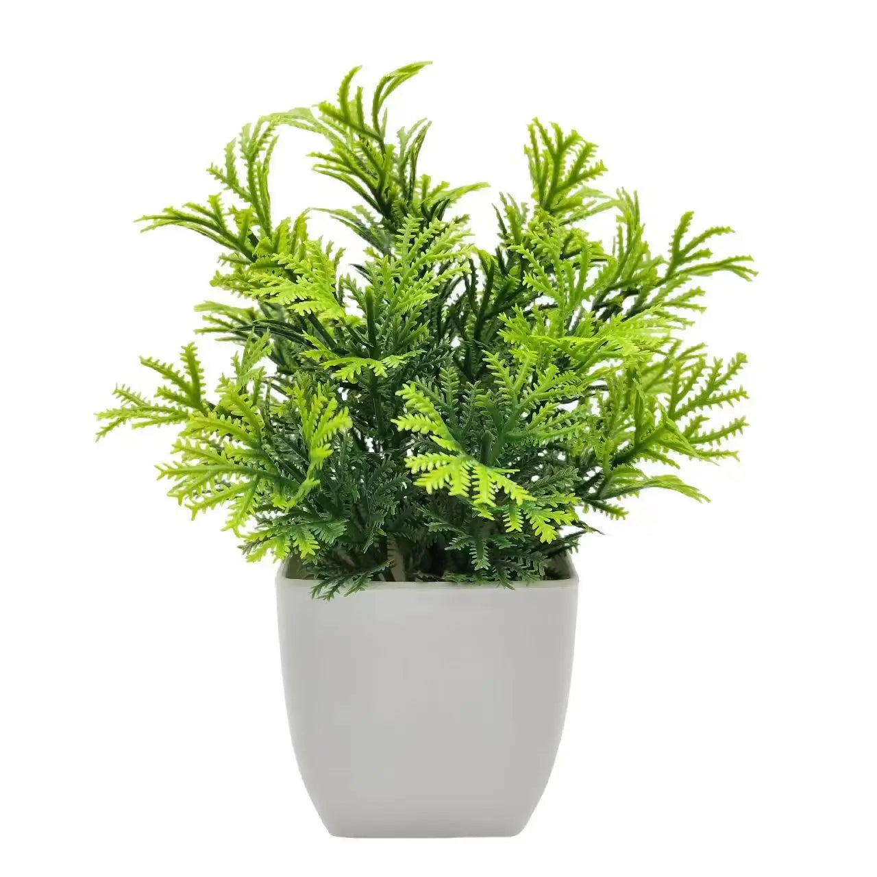 Artificial Plants with Plastics Pots Perfect Greenery for Home Decorations Office Desk Living Room and Bedroom