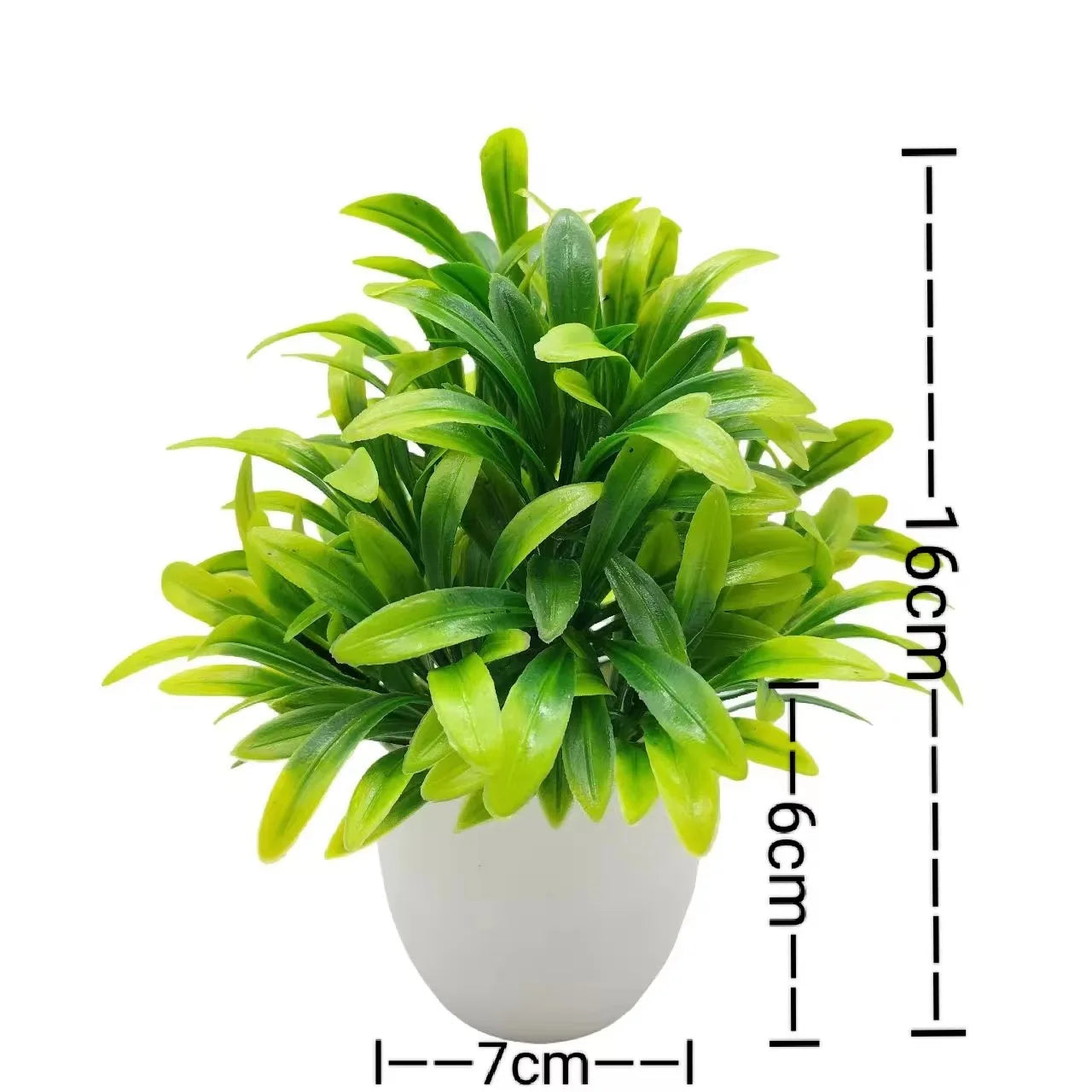 Artificial Plants with Plastics Pots Perfect Greenery for Home Decorations Office Desk Living Room and Bedroom