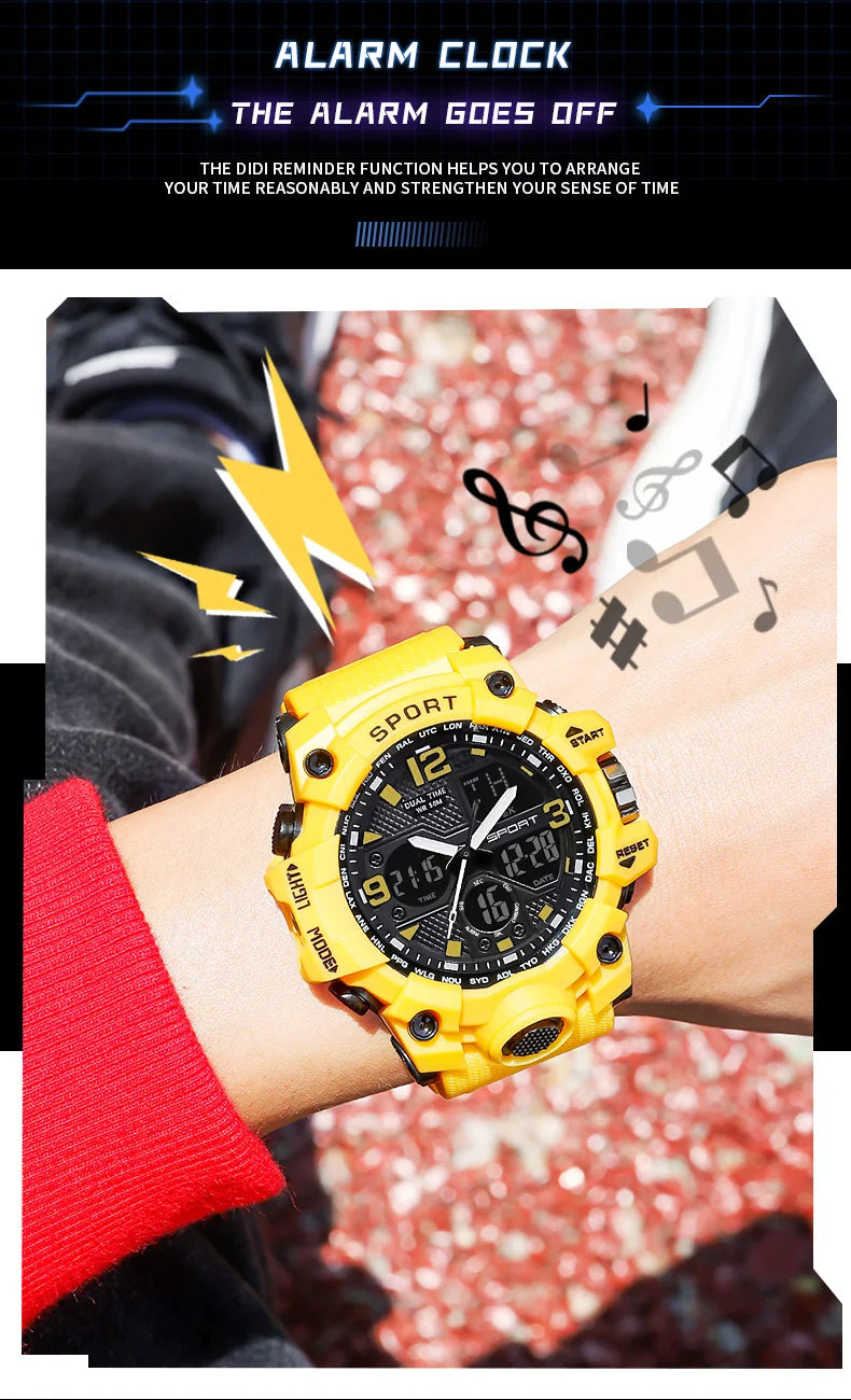 Brand G- Style Military Watch Men Digital Shock Sports Watches For Men Waterproof Electronic Wristwatch 2024