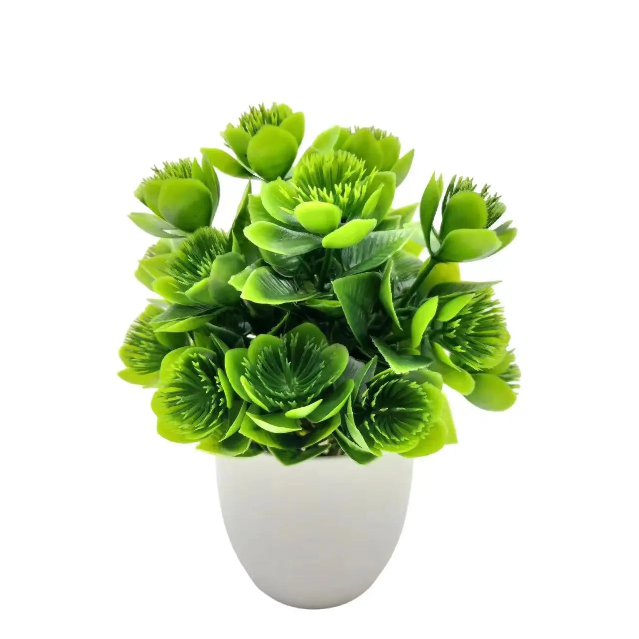 Artificial Plants with Plastics Pots Perfect Greenery for Home Decorations Office Desk Living Room and Bedroom