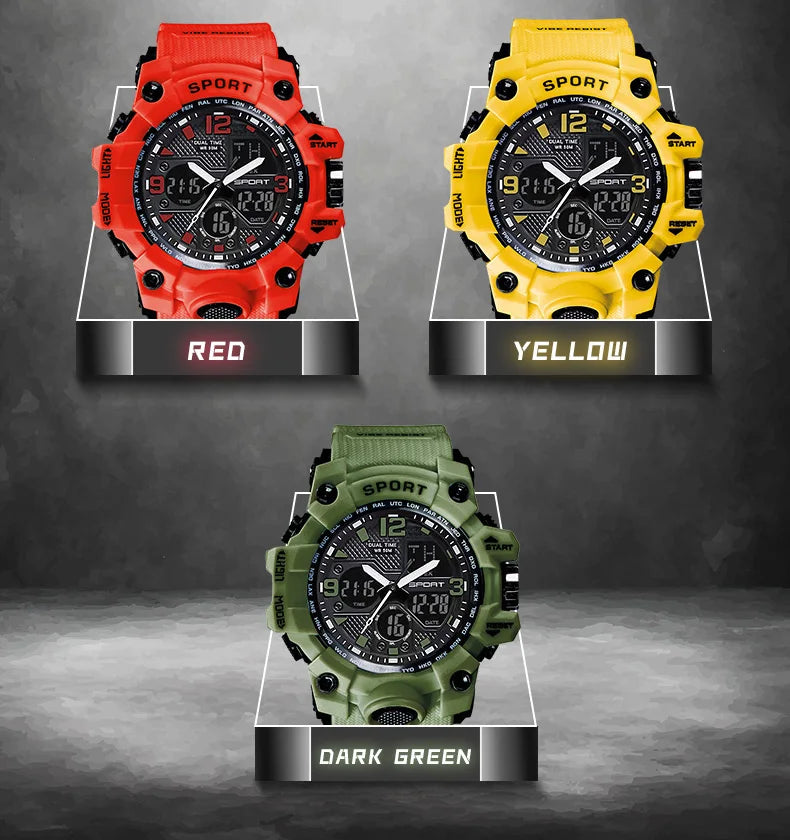 Brand G- Style Military Watch Men Digital Shock Sports Watches For Men Waterproof Electronic Wristwatch 2024