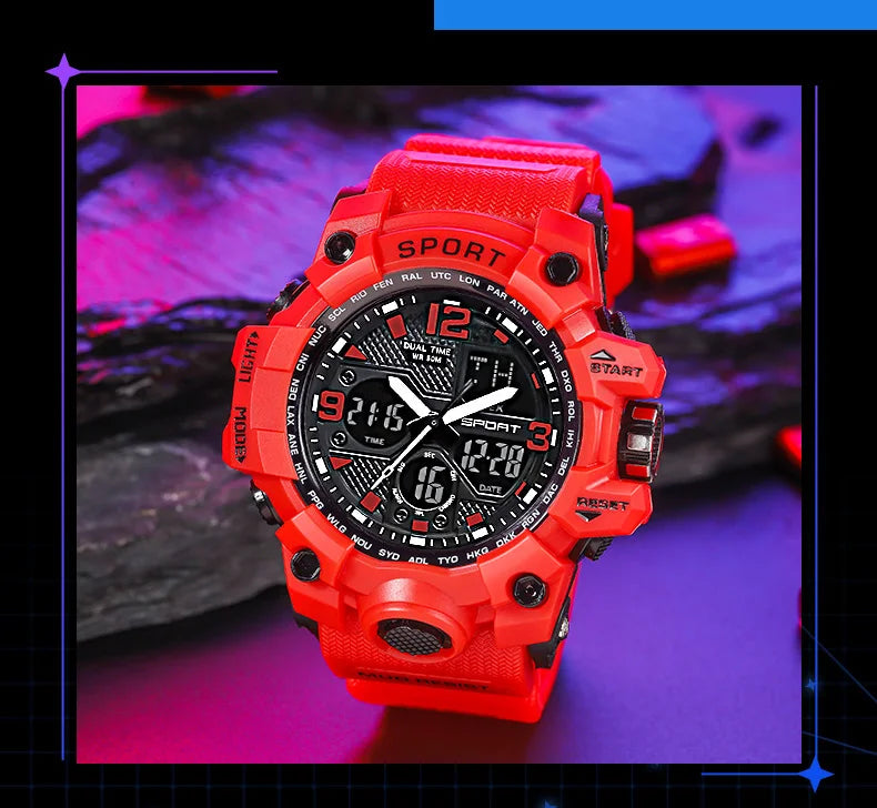 Brand G- Style Military Watch Men Digital Shock Sports Watches For Men Waterproof Electronic Wristwatch 2024