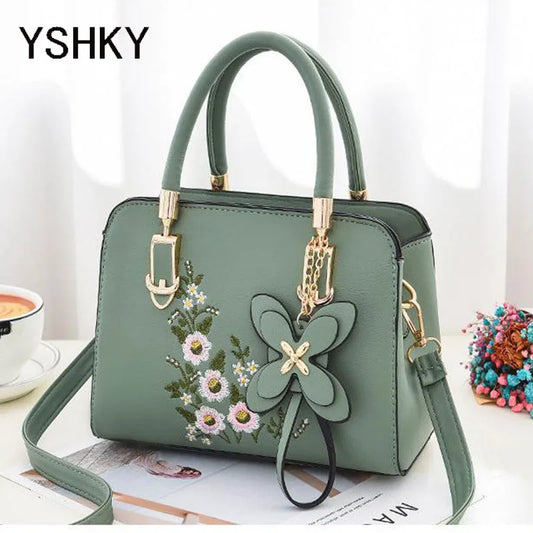 Ladies Handbag Crossbody Lychee pattern PU Portable bucket bag